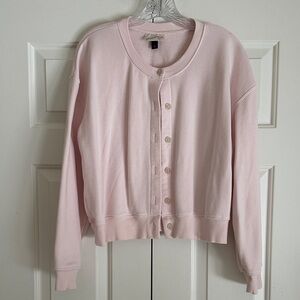 Sweat Shirt Cardigan